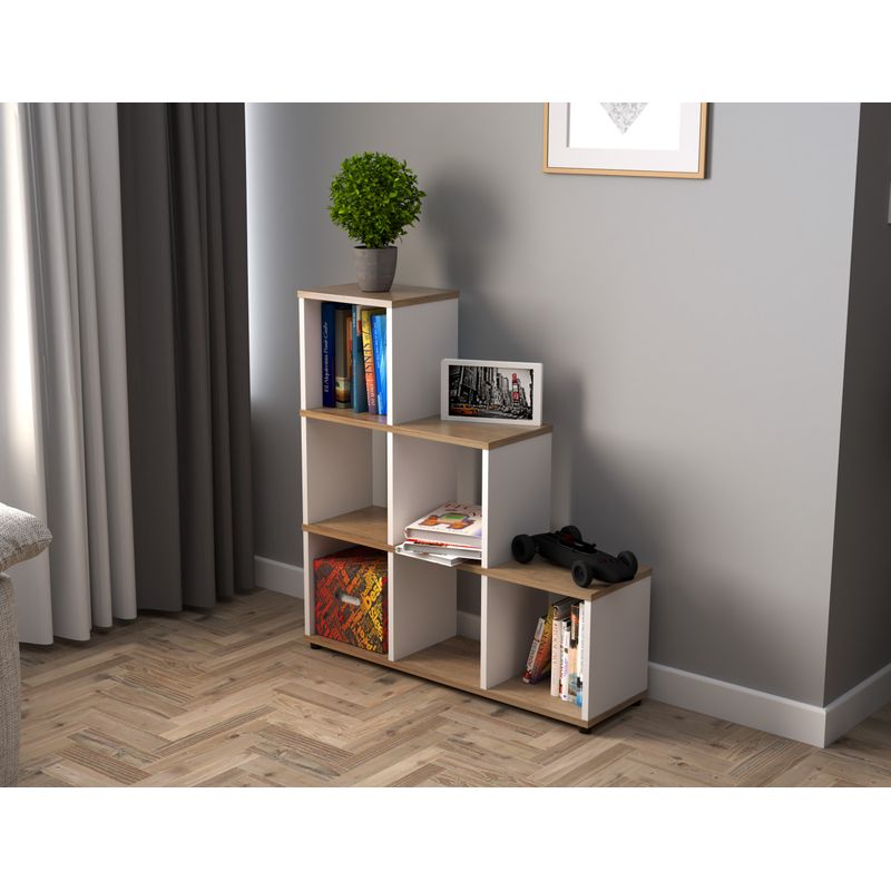 BIBLIOTECA BE12304 BLANCO/AMARETO